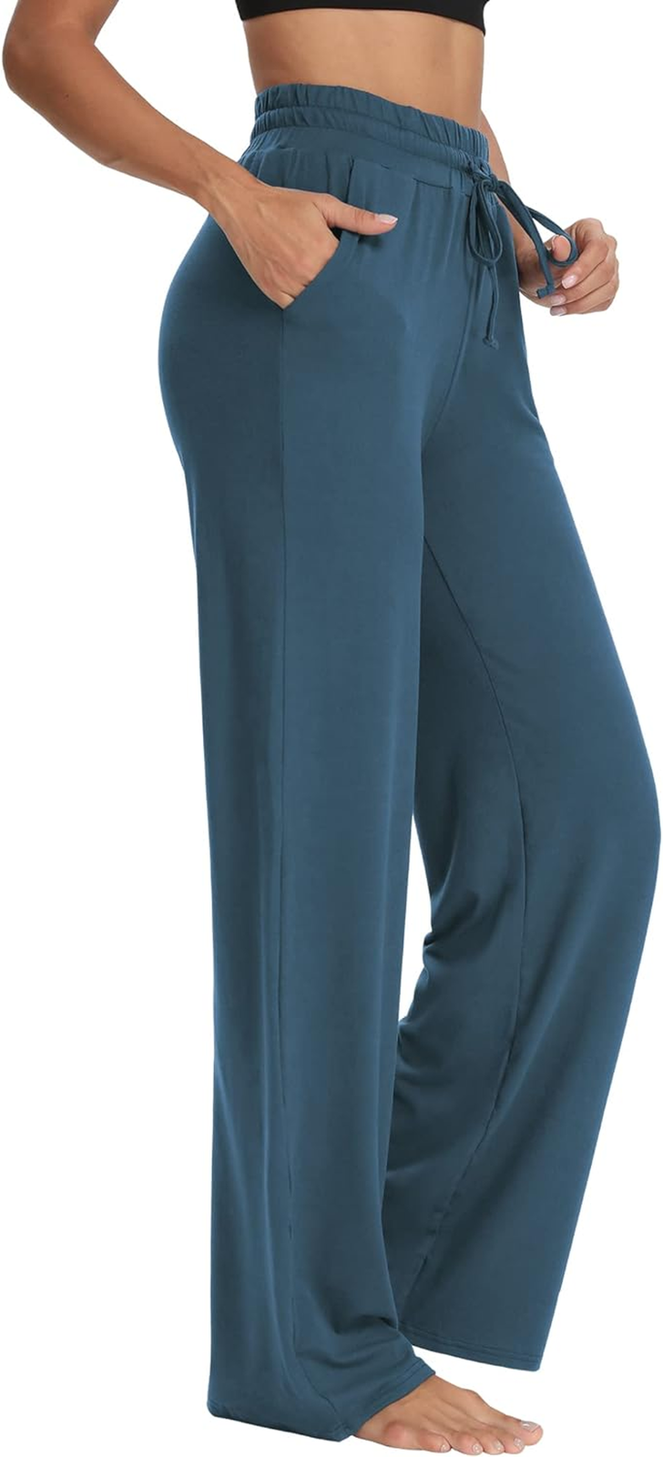 Sarin Mathews Womens Yoga Sweatpants Wide Leg Lounge Pajamas Pants