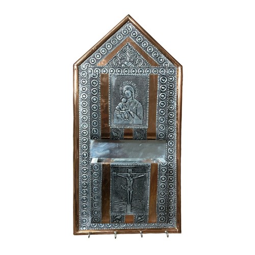St Mary Key Holder Mail Rack Entryway Hooks Key Organizer Rack Letter Sorter - Picture 2 of 2