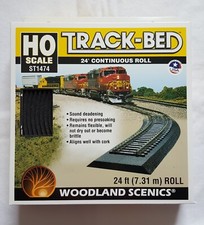 NIP Woodland Scenics 24 ft Continuous Roll HO Scale Track Bed 1:87
