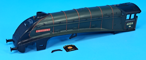 Hornby Spurweite OO - BR Klasse A4 Bittern "60019" Lokgehäuse mit Kopfbrett