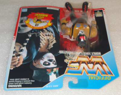 papa shango WWF プロレス　フィギュア　1992 ハスブロ WWF Wrestling Hasbro 1992 Papa Shango Blue Card 7398 for