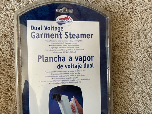 American Tourister Dual Voltage 120V/240V Garment Steamer NEU - ungeöffnet versiegelt - Bild 2 von 2
