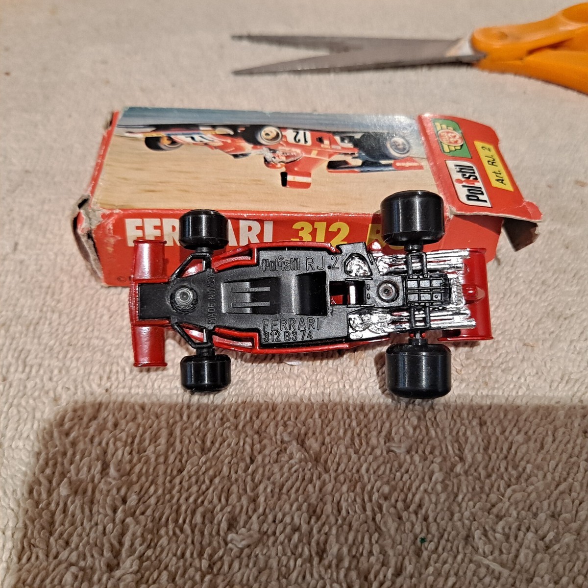 POLISTIL FERRARI 312 B3 #1, NIKI LAUDA, RJ #2 1/64 1974