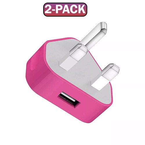 UK 3Pin Mains Wall Plug Charging Adapter 1.0A 1USB Port Fast Charger Power Adpte - Picture 18 of 29