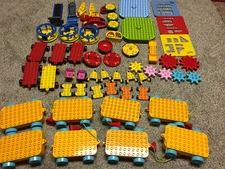 1 lego duplo car base brick rotation merry circus vintage crane conveyor belt