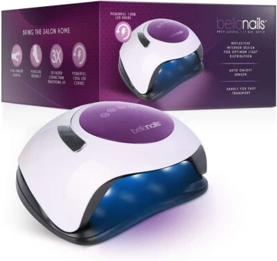 BELLANAILS Professional LED Gel Nail Lamp for Home or Salon Use 120W
