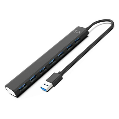 Multi USB 3.0 Hub 7 Port High Speed Slim Compact Expansion Smart Splitter - Picture 7 of 10