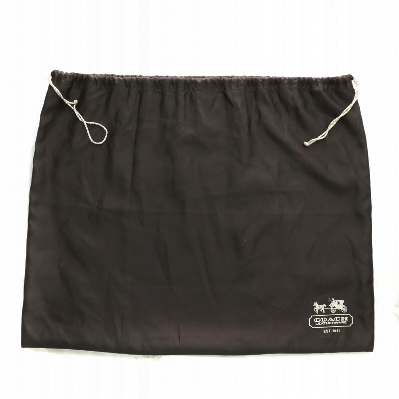 Coach Shoulder Bag Canvas Leather Signature All Over Pattern Logo Beige