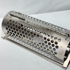 Cesta de parrilla de barbacoa enrollable de acero inoxidable - Jaula asadora para asar barbacoa