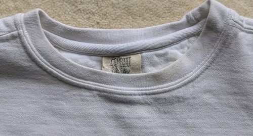 Comfort Colors Youth Seaside White Pullover Sweatshirt Size XLarge - Picture 9 of 9