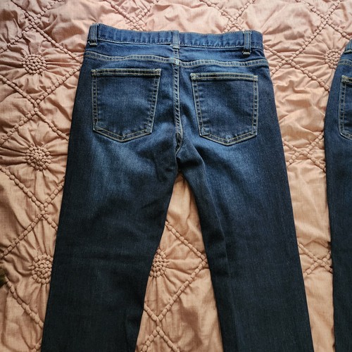 Wonder Nation Boy's Blue Jeans Husky Size 10 Lot Of 2 - Picture 7 of 8