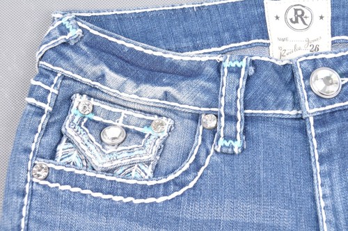 Grace in LA Stretch Denim Western Jeans Holiday Blingbling size 26 #GR-LA-03 - Bild 28 von 61