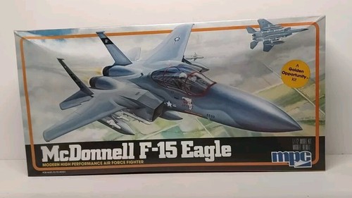 1982 MPC McDonnell F-15 Eagle Golden Opportunity Model Kit #4406 Factory Sealed