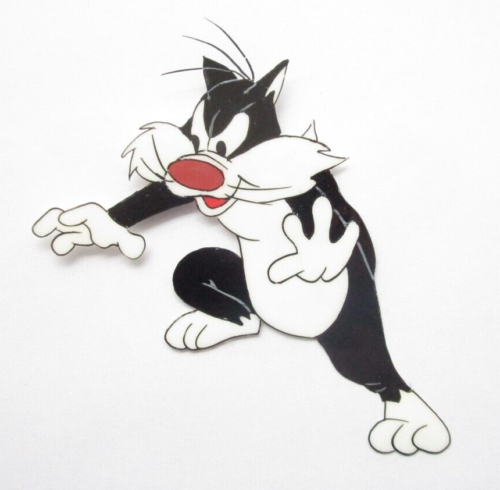 SYLVESTER the CAT 1950s VINTAGE Warner Brothers WB animation PRODUCTION CEL - Picture 2 of 4