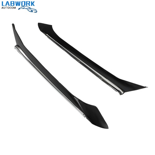 Rear Right RH&LH Left Pillar Molding Trim For NISSAN MAXIMA 2016-2021 Chrome 2pc - Picture 10 of 21