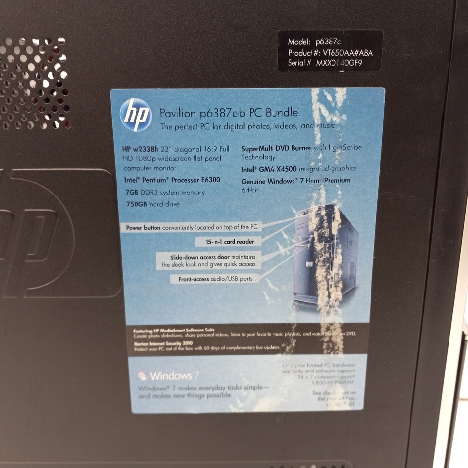 HP Pavilion p6000 Desktop PC eBay