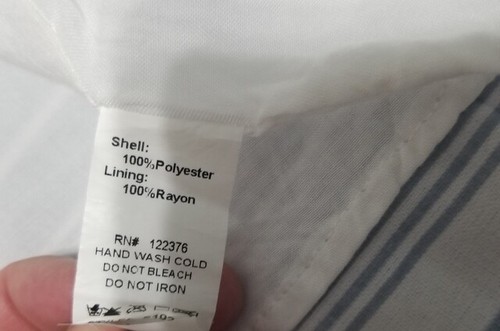 Mustard Seed XS Blue White NWT Striped Preppy Halter Sundress - Picture 7 of 7
