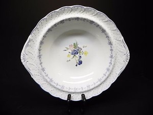 Nikko-China-Blue-Peony-11-034-Round-Handle-Vegetable-Bowl