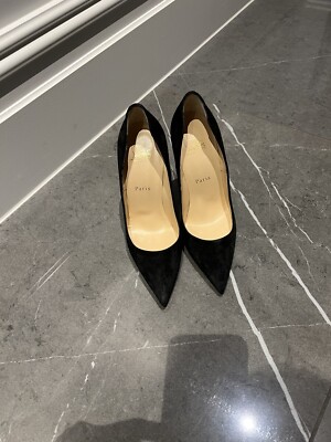 Christian Louboutin pumps So Kate Suede Black 37.5 | eBay