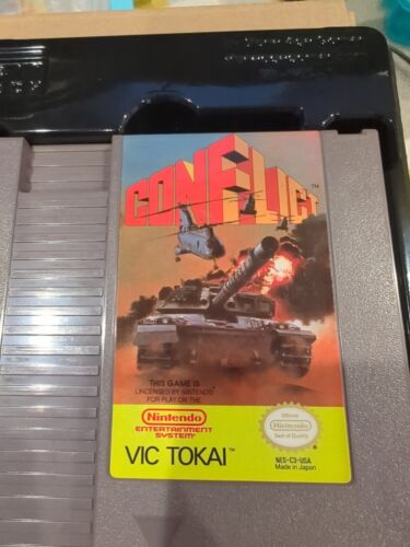 Conflict (Nintendo Entertainment System) NES Cartridge, Manual, Map, & Bit Box - Picture 2 of 22
