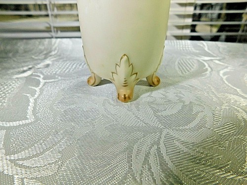 Vintage Royal Bayreuth Hand Painted Ivory Double White Rose Small Vase - Picture 7 of 8