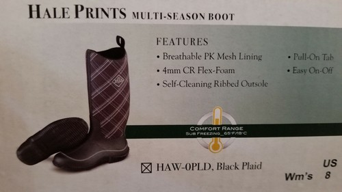 Stivali Muck Boots Hale stivali da donna in gomma multistagione a quadri anni 8,9,10 - Foto 4 di 4