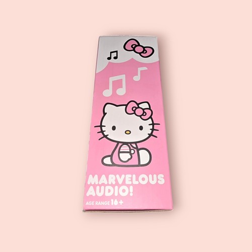Hello Kitty Wireless Light Up Headphones Bluetooth Pink & White Sanrio NEW NIB - Picture 4 of 5