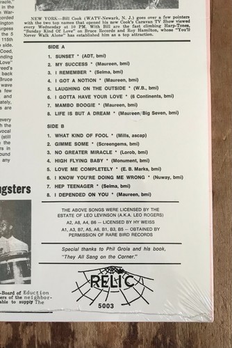 THE HARPTONES Featuring Willie Winfield Vol. 2 Relic LP 5003 Life Is But A Dream - 第 3/3 張圖片
