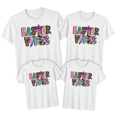 Familie Ostern Vibes Frohe Ostern T-Shirt Tee Urlaub Party passendes Outfit #ED