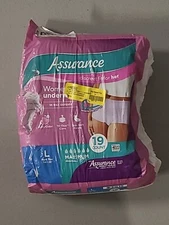Assurance Women's Incontinence & Postpartum Underwear, L , Maximum Absorbency 