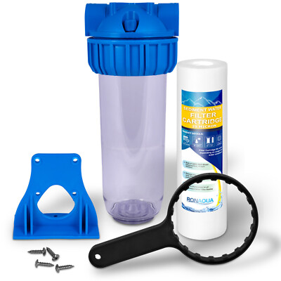 #ad #ad 10quot; Clear Standard Whole House Water Filter System 25 Micron Sediment Filter $25.99