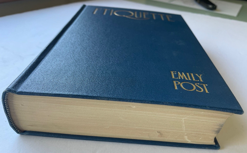 Emily Post Etiquette 1930 HC 8th Printing – Rare Insert – Vintage Social Usage - 第 4/21 張圖片