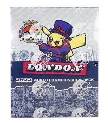 2022 Pokemon World Championship London 8 Sealed Deck Box 2022 Pokemon World Championship London 8 Sealed Deck Box