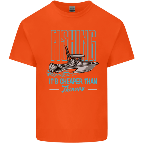 Fischen Sein Cheaper Than Therapie Fischer Kinder T-shirt Jungen Mädchen - Picture 53 of 72