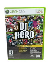 DJ Hero (Microsoft Xbox 360, 2009) Game only - Complete and Tested