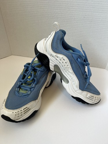 Scarpe da ginnastica Reebok DMX vintage anni '90 donna taglia 8,5 iper blu/faze bianco ottime condizioni - Foto 8 di 8