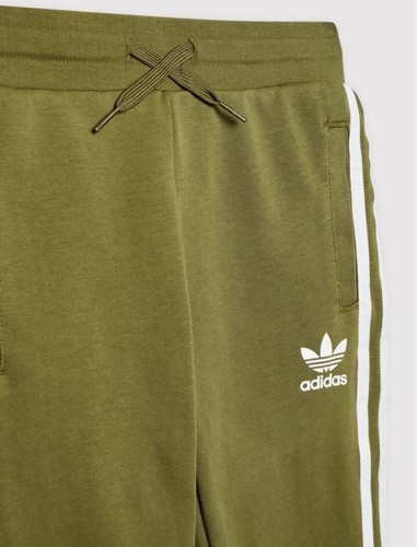 Junior Boys Adidas Track Pants 3 stripe Joggers Trouser Fleece - Picture 4 of 5