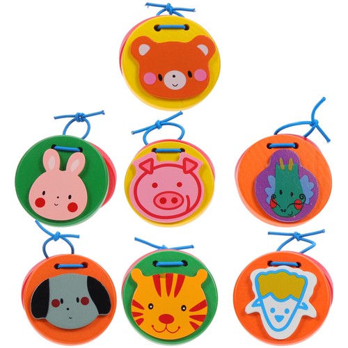 7 Pcs Nacchere Animali Bambino Fa Primi Passi Strumenti Percussione Bambini - Photo 7/12