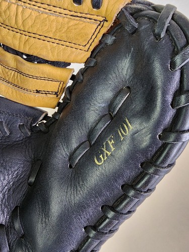 Mizuno Gxf101 Dakota Leather Black/brown Baseball Glove  LFT Throw Softball 1st - Picture 6 of 9