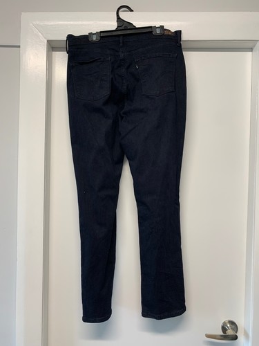 Levis perfectly slimming 512 skinny leg womens jeans navy blue 32 x 30 - Picture 6 of 7