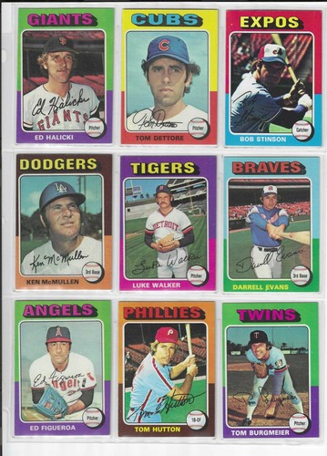 1975 Topps Baseball Cards Singles #401 to #500 - Picture 108 of 137