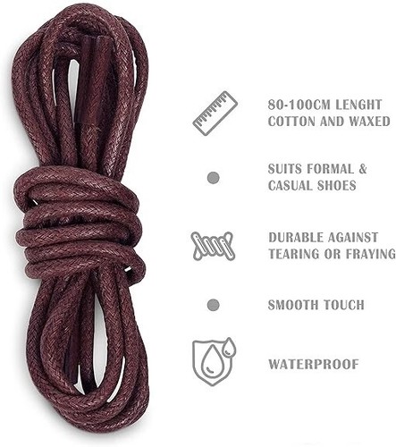 Shoe Laces Round Hiking Walking Shoelaces Work Strong Trainers Boots - Picture 8 of 8