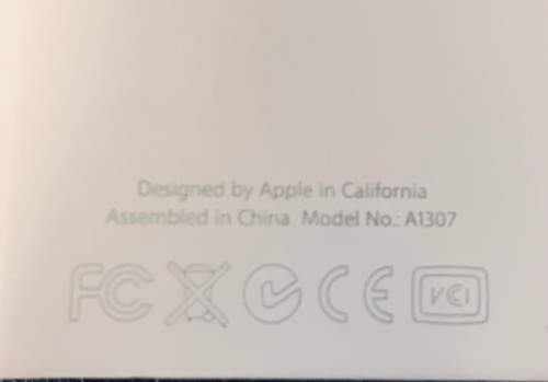 Apple OEM Original A1307 Thunderbolt Mini Display Port to VGA Adapter - White - Picture 3 of 3