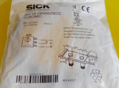 IME18-08NNSZW2S IME1808NNSZW2S  SICK New #YY0