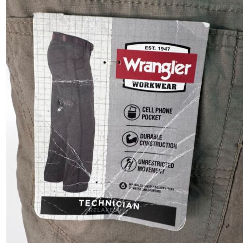 Pantalone tecnico Wrangler Workwear Relaxed Fit taglia 42X30 marrone 100% cotone, nuovo - Foto 3 di 9