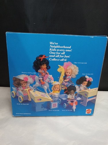 The Heart Family Neighborhood Kids Darrin & Desk 2681 Mattel 1988 Misprint Doll - Picture 4 of 7