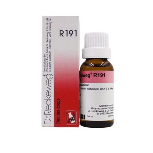 Dr. Reckeweg R 191 Tinnitus Drop - 22ml, Pack of - 1, Free and Fast Shipping. - Picture 6 of 6