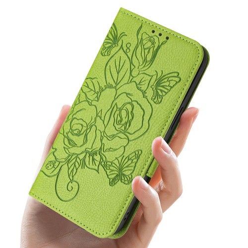 For iPhone Samsung Huawei Crossbody Leather Rose Flip Card Wallet Case Bag Cover - Picture 24 of 25