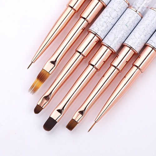 Nail Liquid Powder Carving UV Gel Extension Paint Brush Draw Pen Manicure Tools - Picture 4 of 52
