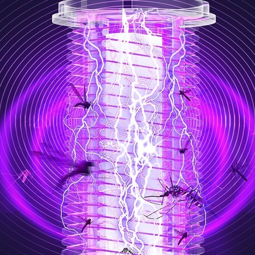 Lampe Anti Moustique 2 en 1 IPX5 Étanche Portable + Crochet USB Rechargeable - Imagen 3 de 6